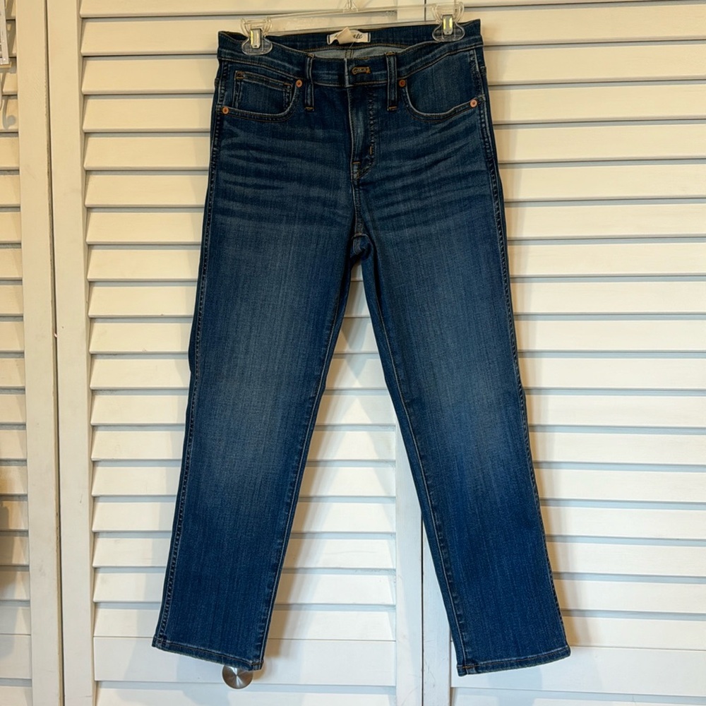 NWT Madewell Mid-Rise Petite Stovepipe Jeans